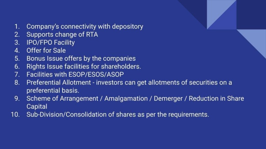 Get The Services Provided by a Registrar Transfer Agent