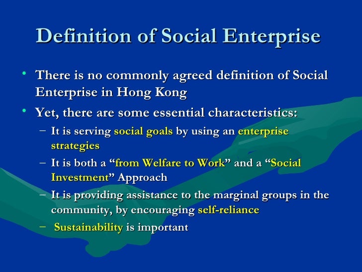 Overview of Social Enterprises In Hong Kong