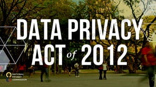 PROPERTY OF THE NATIONAL PRIVACY COMMISSION
 