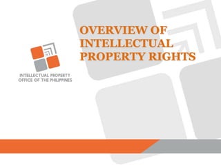 OVERVIEW OF
INTELLECTUAL
PROPERTY RIGHTS
 
