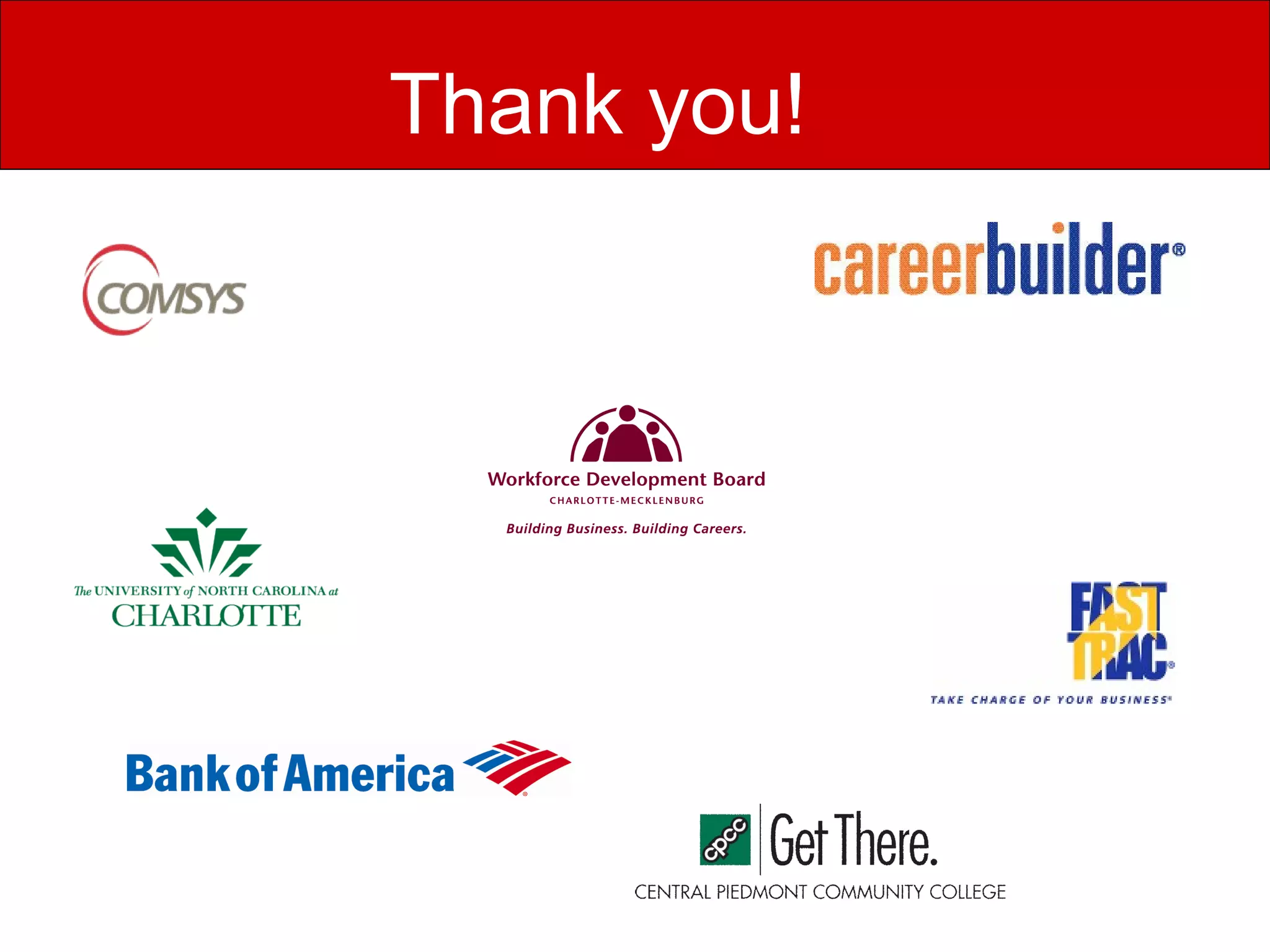 Thank you! Thank you! 