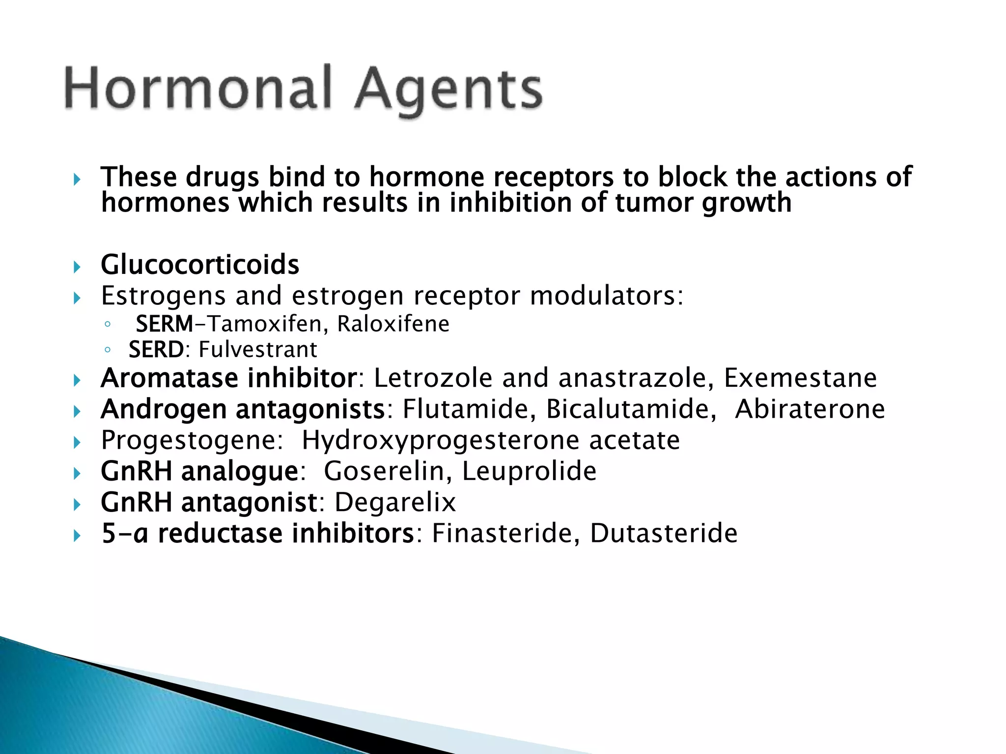 Overview and classification of chemotherapeutic agents and theory | PPTX
