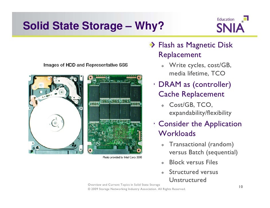 Overview and current topics in solid state storage