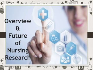 Overview
&
Future
of
Nursing
Research
 