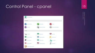 Control Panel - cpanel 15
 