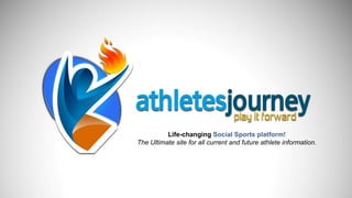 Life-changing Social Sports platform!
The Ultimate site for all current and future athlete information.

 