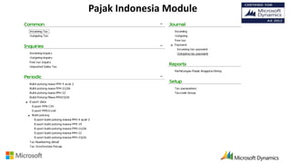 Pajak Indonesia Module
 