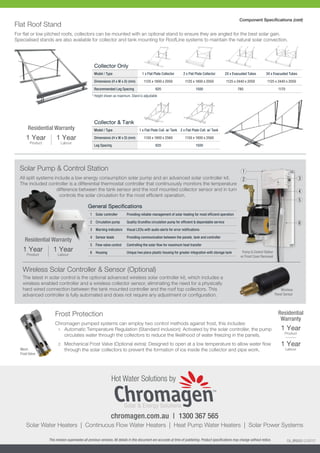 Chromagen Solar Hot Water Brochure | PDF