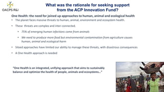  Capacitating One Health in Eastern and Southern Africa: An overview