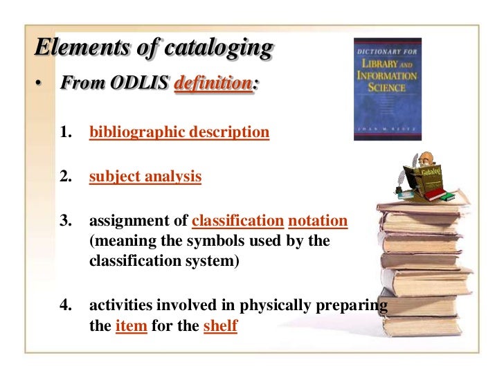 Overview of Descriptive Cataloging