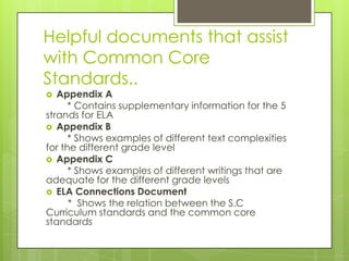 Overview ela common core | PPTX