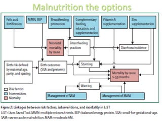 Malnutrition the options
 