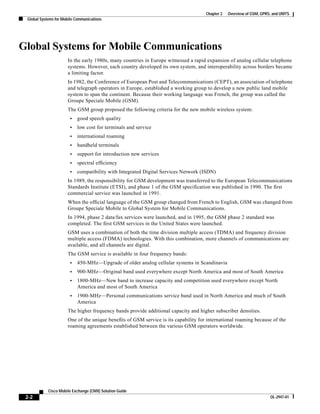 Overview gsm,gprs& umts | PDF