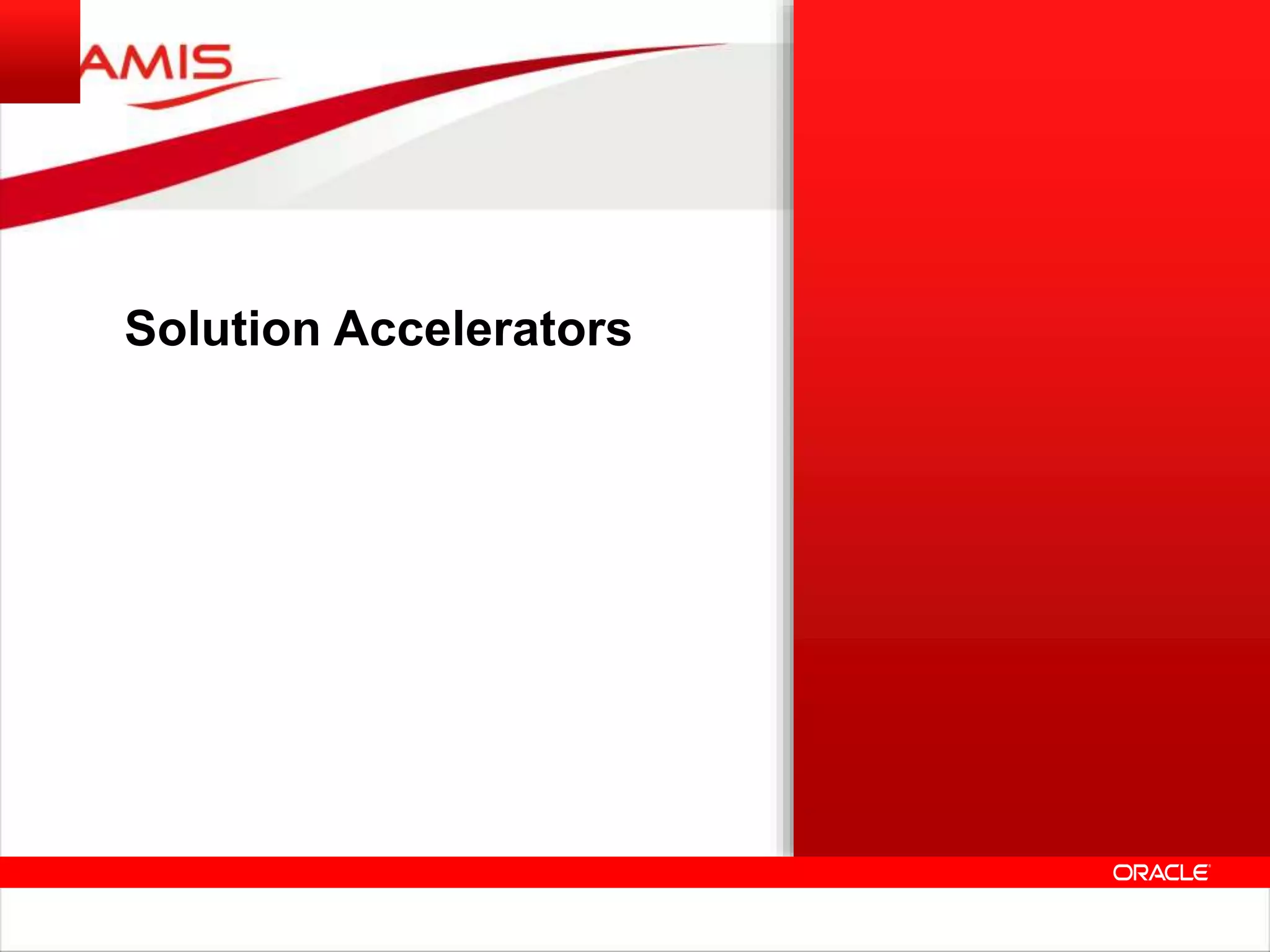 Solution Accelerators
 