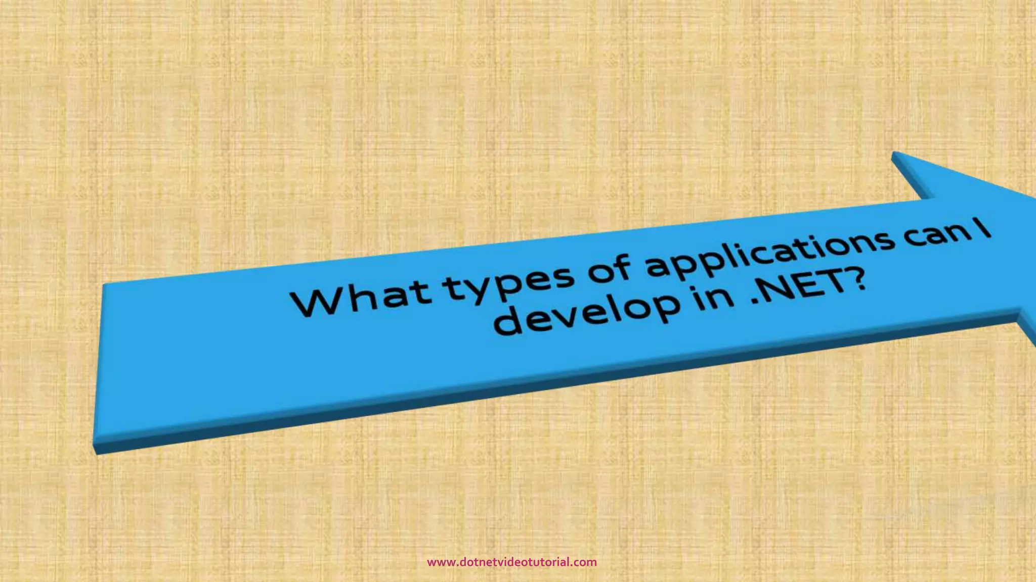 www.dotnetvideotutorial.com
 