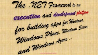 www.dotnetvideotutorial.com
 