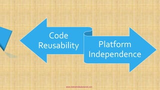 Code
Reusability Platform
Independence
www.dotnetvideotutorial.com
 