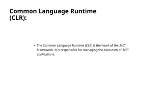 The OVERVIEW OF . NET PROGRAMMING concept.pptx