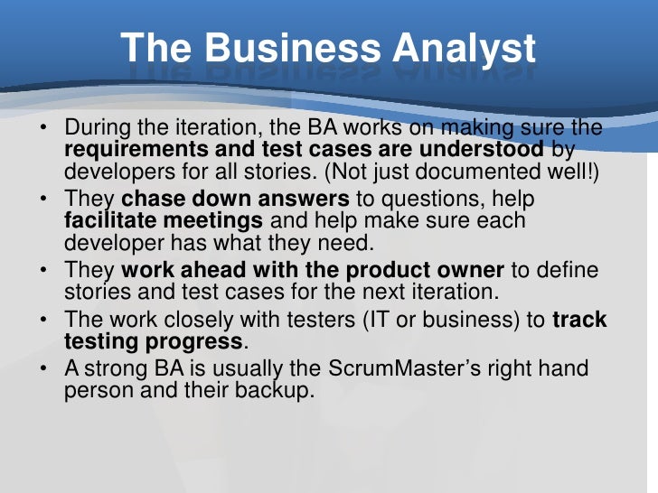 Overview of Agile for Business Analysts