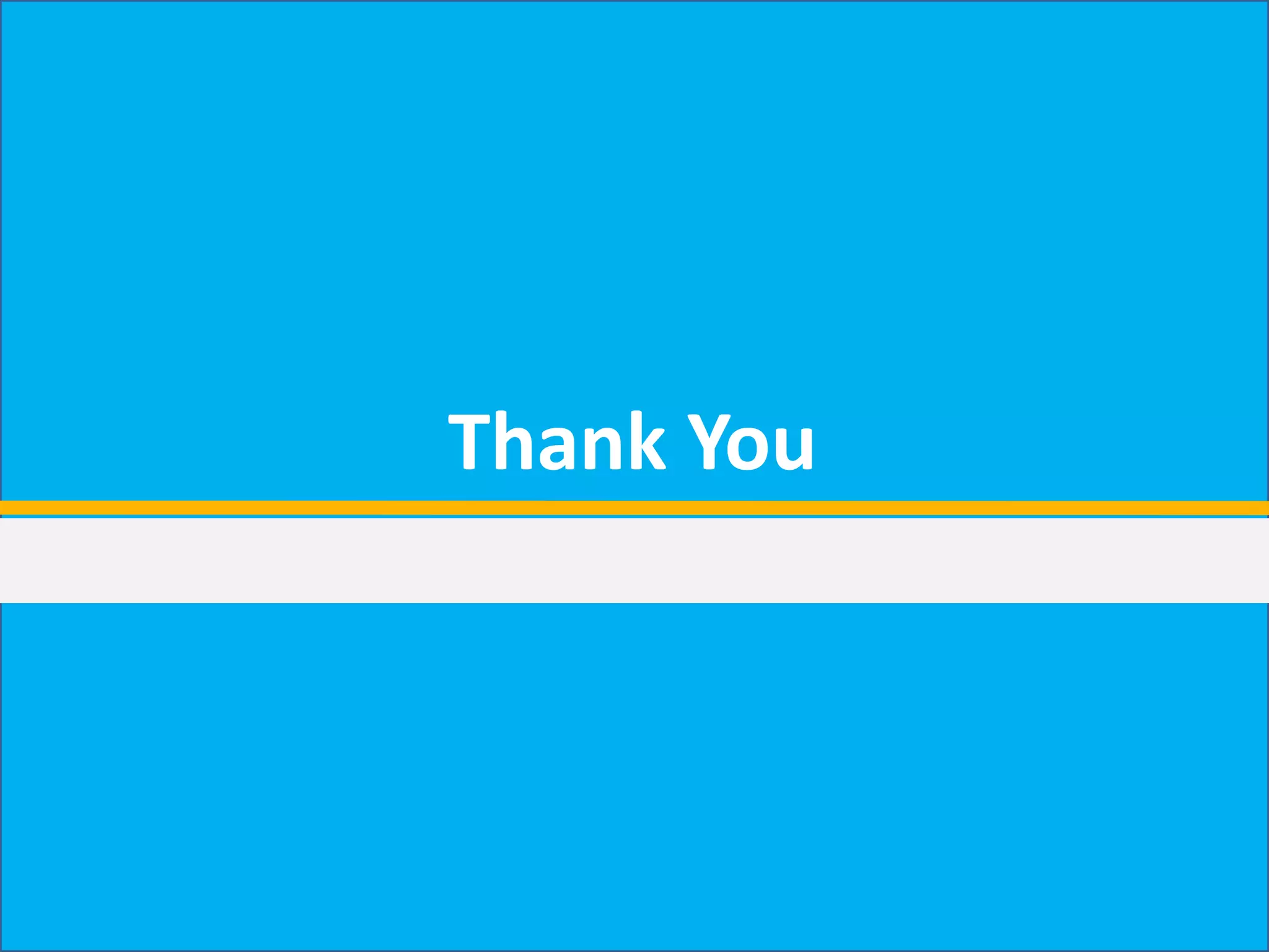 Thank You