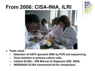 Overview of ASF impact and surveillance in Kenya