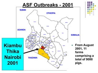 Overview of ASF impact and surveillance in Kenya