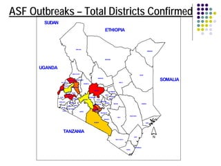 Overview of ASF impact and surveillance in Kenya