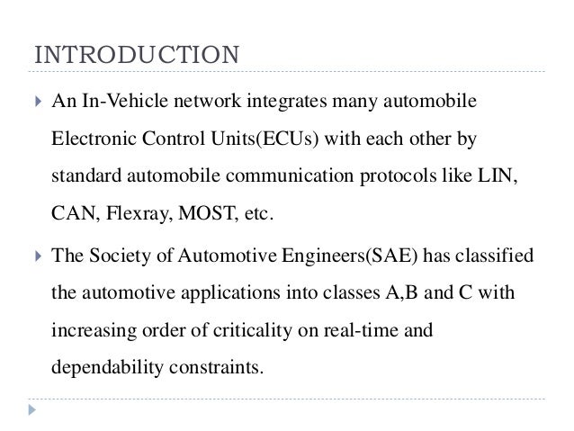Overview of automotive network protocol