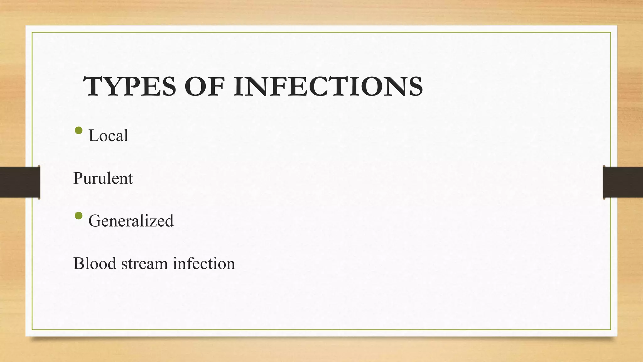 Overview of bacterial infections | PPTX