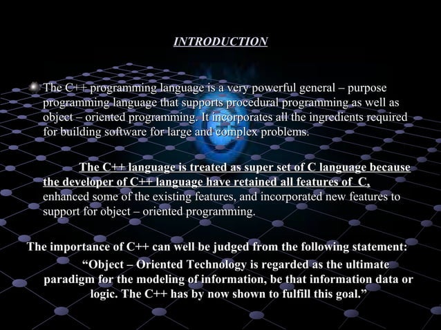 Overview of c++ | PPT