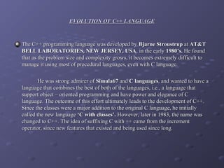 Overview of c++ | PPT