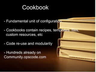 Overview of chef ( Infrastructure as a Code ) | PPT