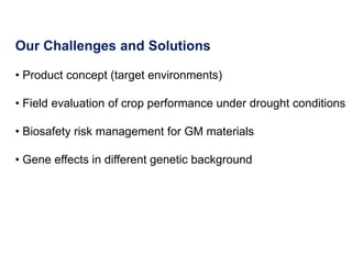Overview of ciat vision on wue & nue