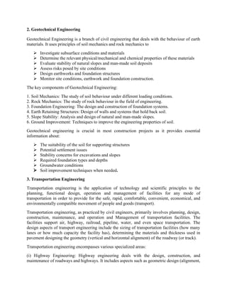 Engineering Includes Overview of Civil Engineering and its Importance.docx