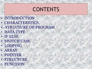 Overview of c language | PPT