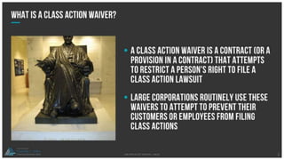 Overview of Class Action Waivers