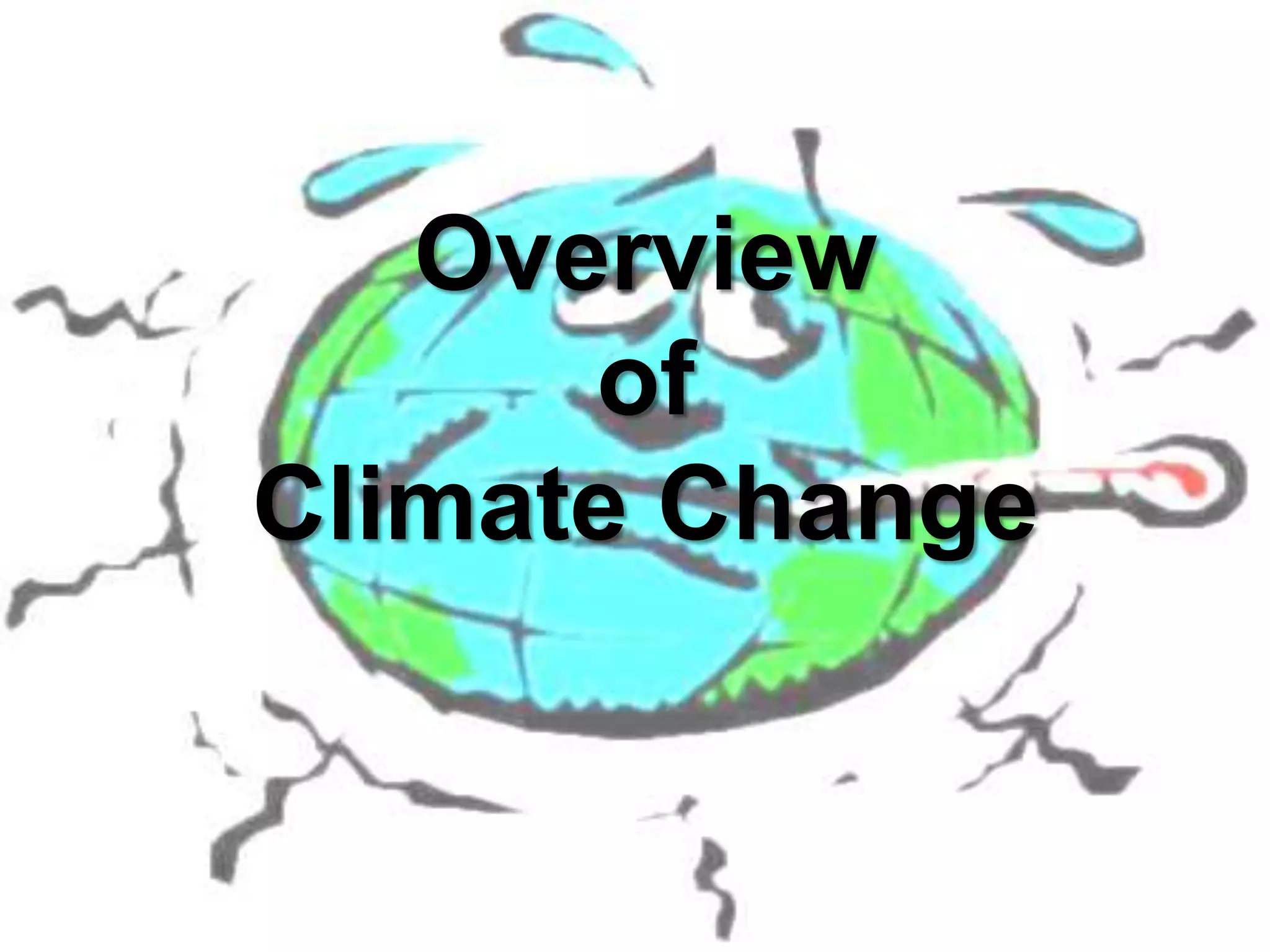 Overview
of
Climate Change
 