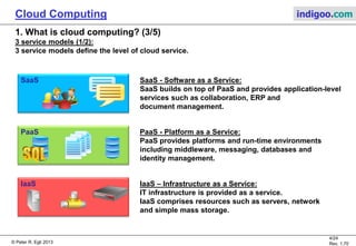 Overview of cloud computing | PPT