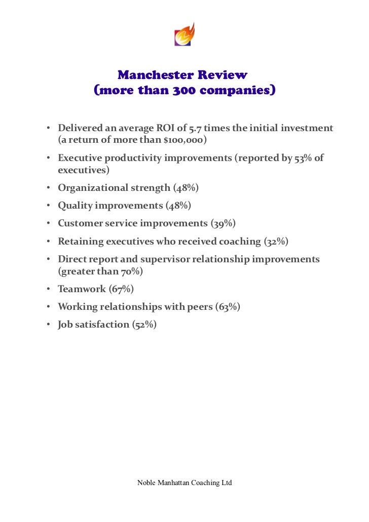 the intangible benefits of coaching Finally, they identified intangible benefits derived from the coaching program calculating return on investment participants were asked to quantify the business. the intangible benefits of coaching Finally, they identified intangible benefits derived from the coaching program calculating return on investment participants were asked to quantify the business.