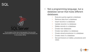 Overview of Coding Languages | PPT
