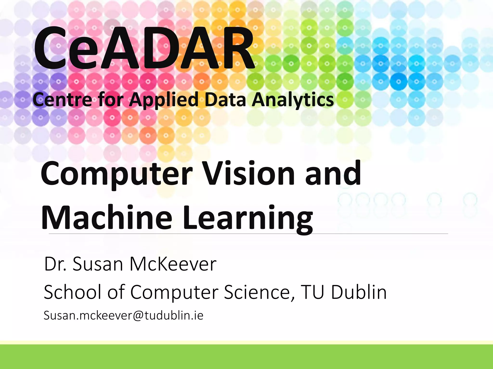 Overview of computer vision and machine learning | PDF | Artificial ... image.