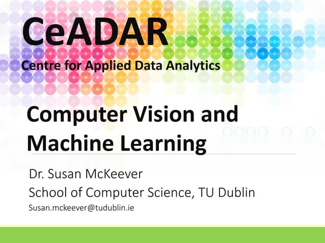 Overview of computer vision and machine learning | PDF | Artificial ...
