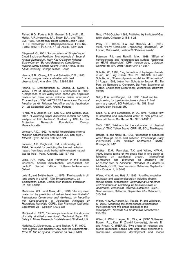 Overview Of Consequence Modelling In The Hazard Assessment Package Ph Overview Of Consequence Modelling In The Hazard Assessment Package Ph