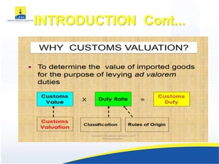 Overview of customs valuation.pdf working | PDF
