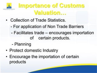 Overview of customs valuation.pdf working | PDF