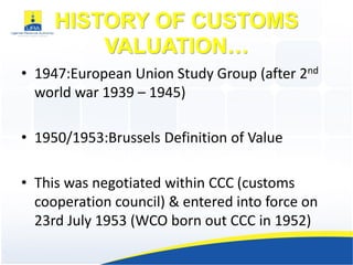 Overview of customs valuation.pdf working | PDF