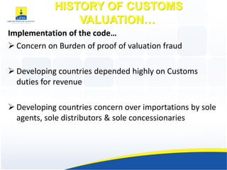 Overview of customs valuation.pdf working | PDF