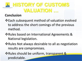 Customs Valuatin Ruling Overview of customs valuation.pdf working | PDF