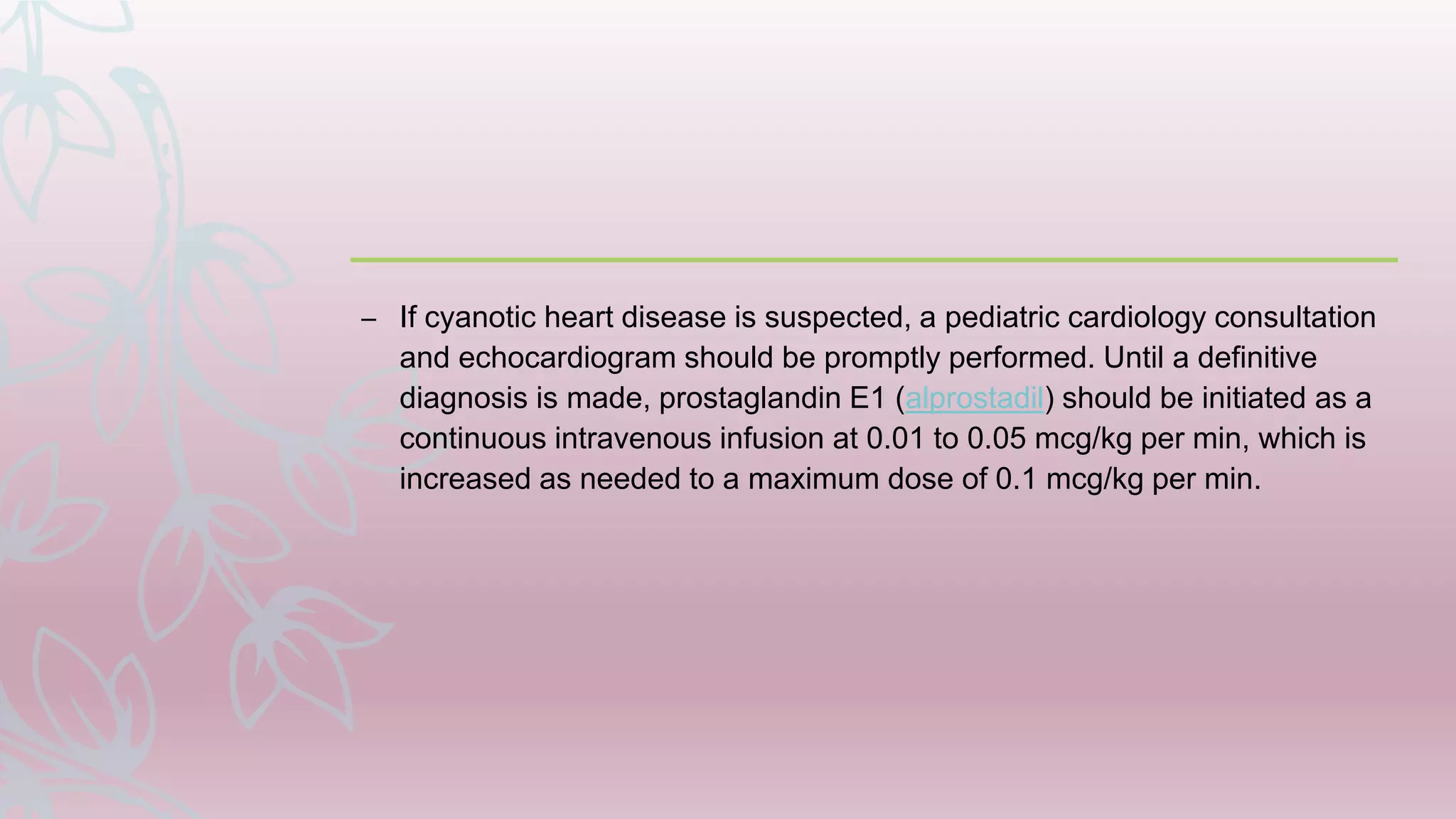 Overview of cyanosis in the newborn | PPTX