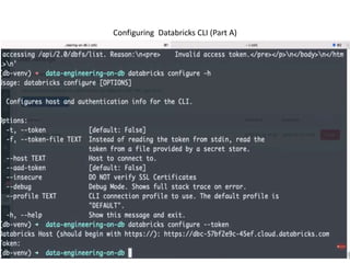 Configuring Databricks CLI (Part A)
 
